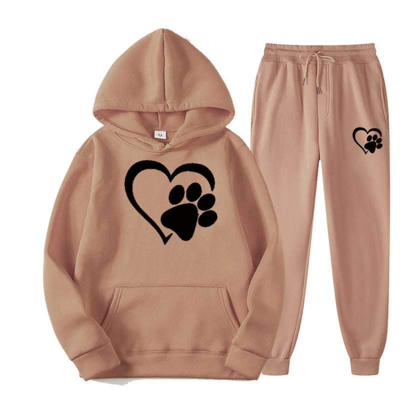 Mens And Womens Printed Hoodie Sets For Fall And Winter