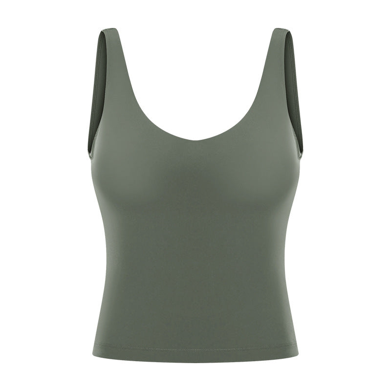 Ladies Belt Chest Pad U-shaped Beauty Back Sports Fitness Vest