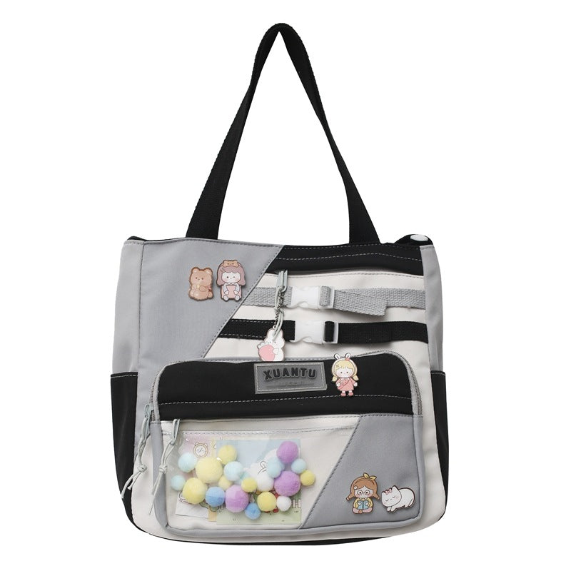 Tooling Style Japanese Casual Large-capacity Shoulder Bag