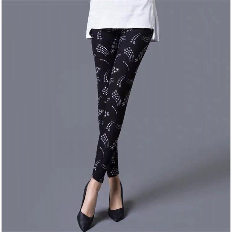 Korte leggings i tynd bomuld