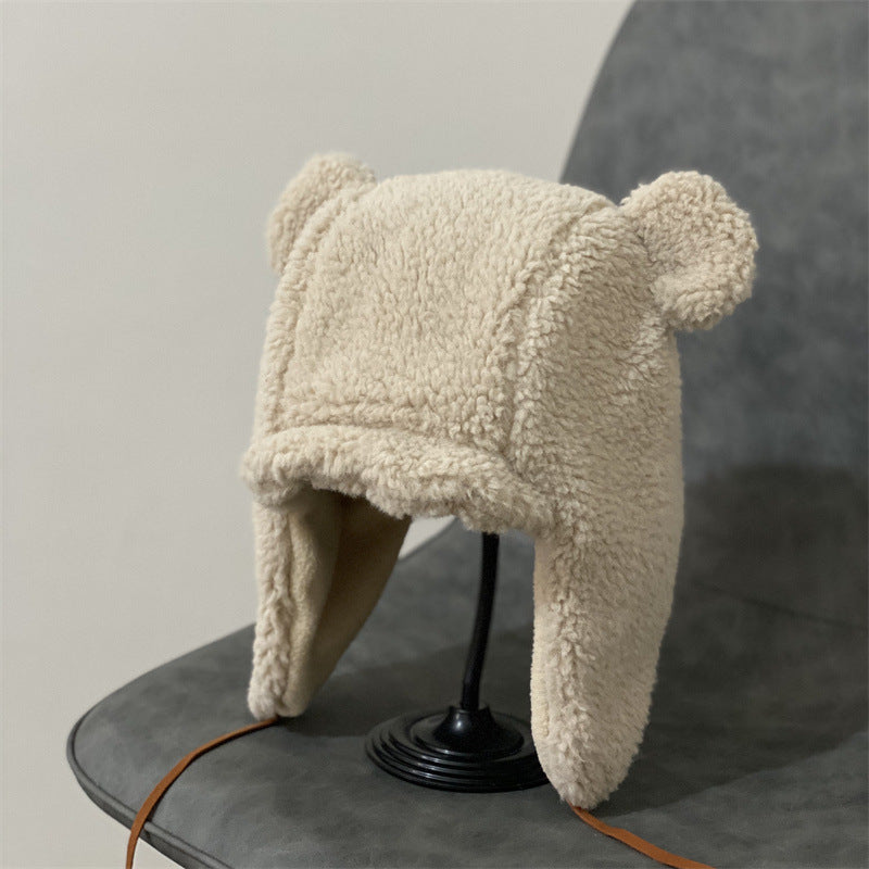 Cute Bear Ears Warm Lei Feng Hat