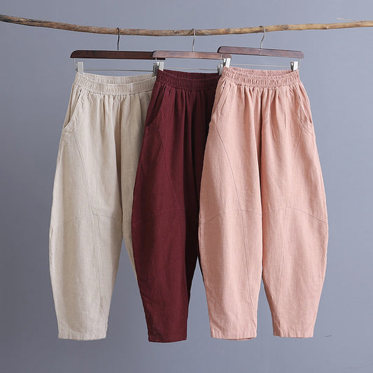 Articulated Women's Solid Zen Meditation Pants