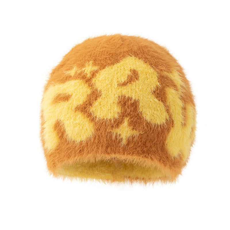 Women's Knitted Fashion Personalized Wool Cold Hat