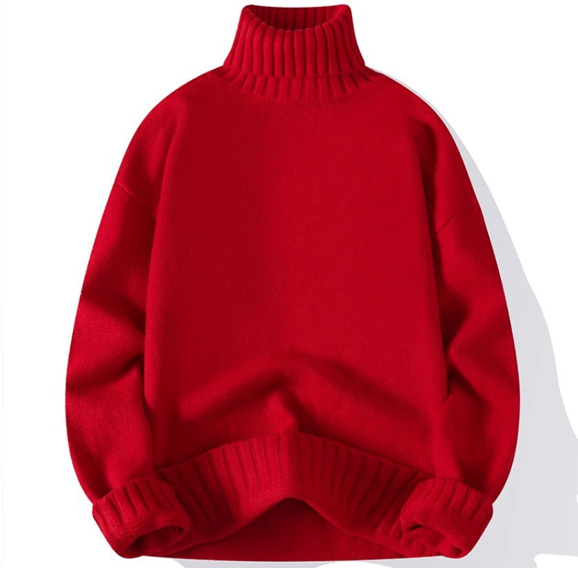 Turtleneck Sweater Men's Fashion Korean Slim Fit