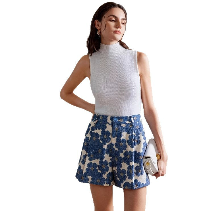 Women's Floral-print Shorts