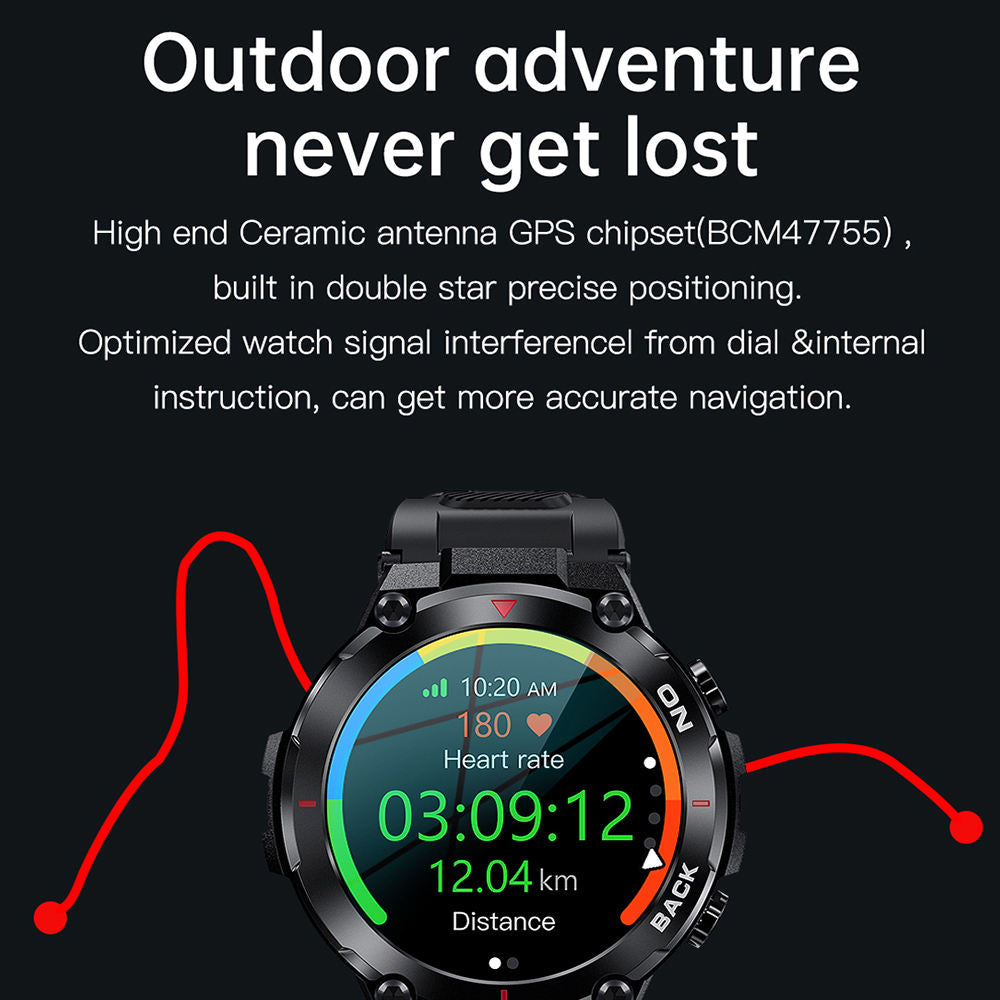 Dual Star Positioning Smart Watch