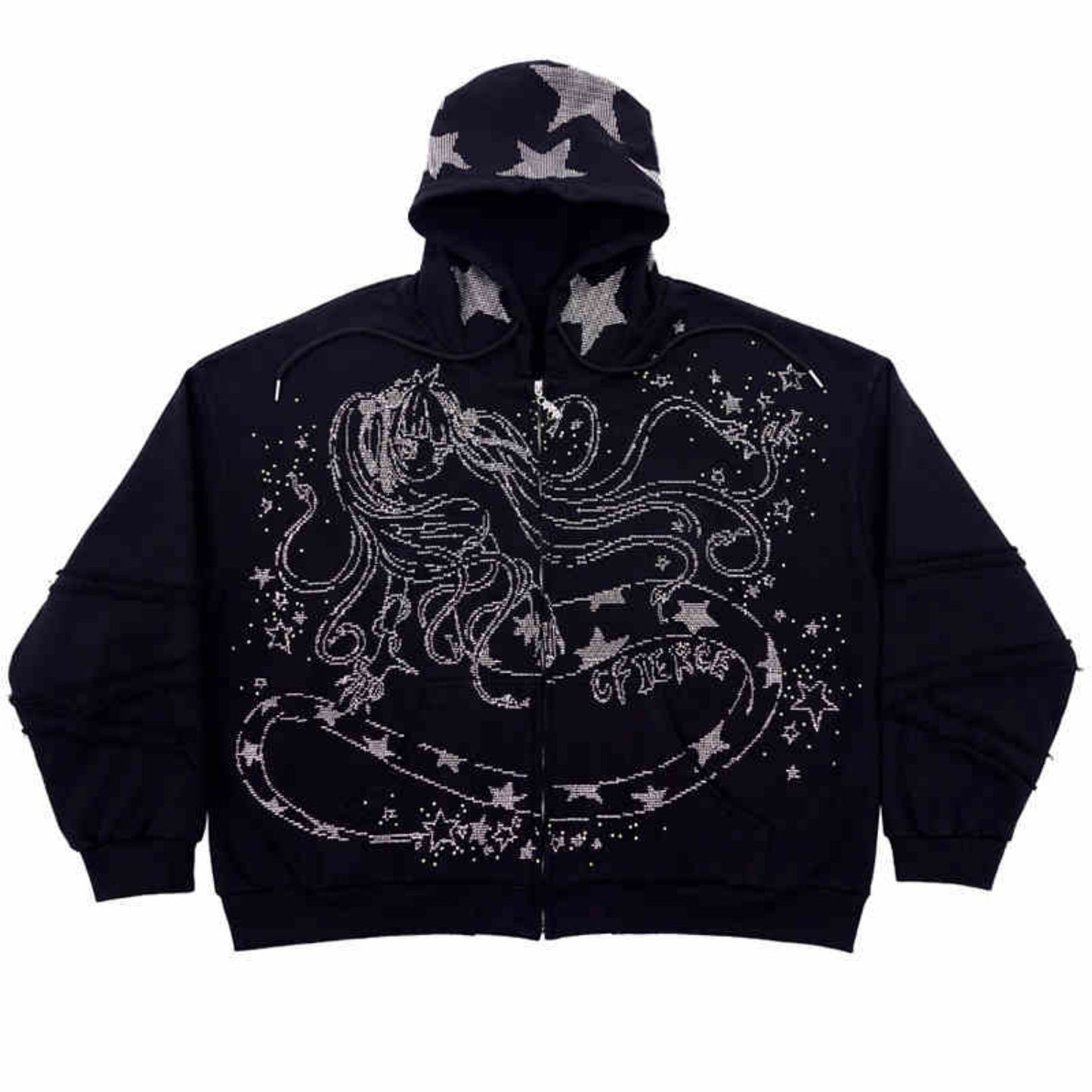 Snake Demon Girl Hot Diamond Hoodie