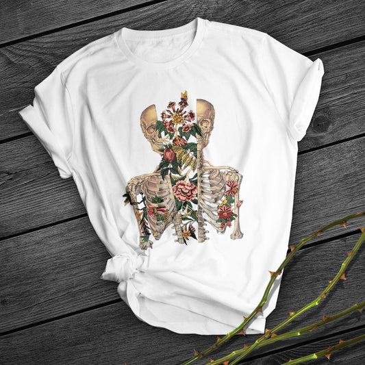 Alive Print Short Sleeves On Inner T-shirt