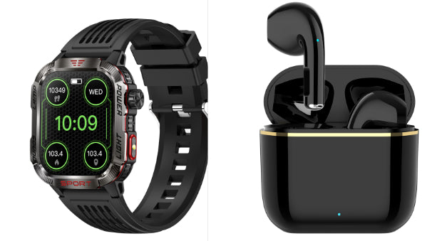 HT29 Smart Watch Bluetooth Calling Heart Rate Blood Pressure Health Monitoring
