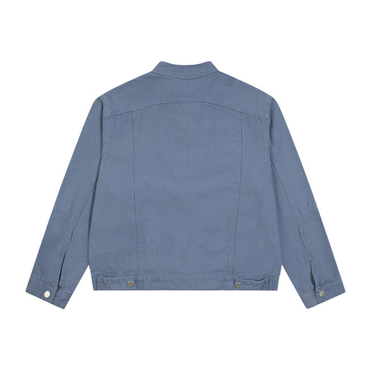 Short Jacket Men's Trend Punk Deconstruction Split Stitching