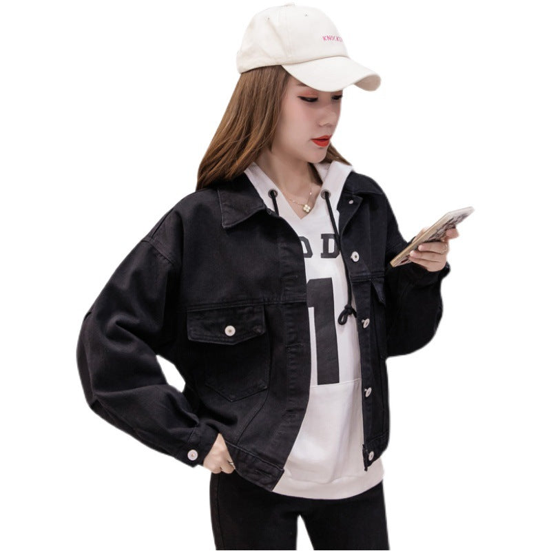 Loose Casual Bat Shirt Long Sleeve Top