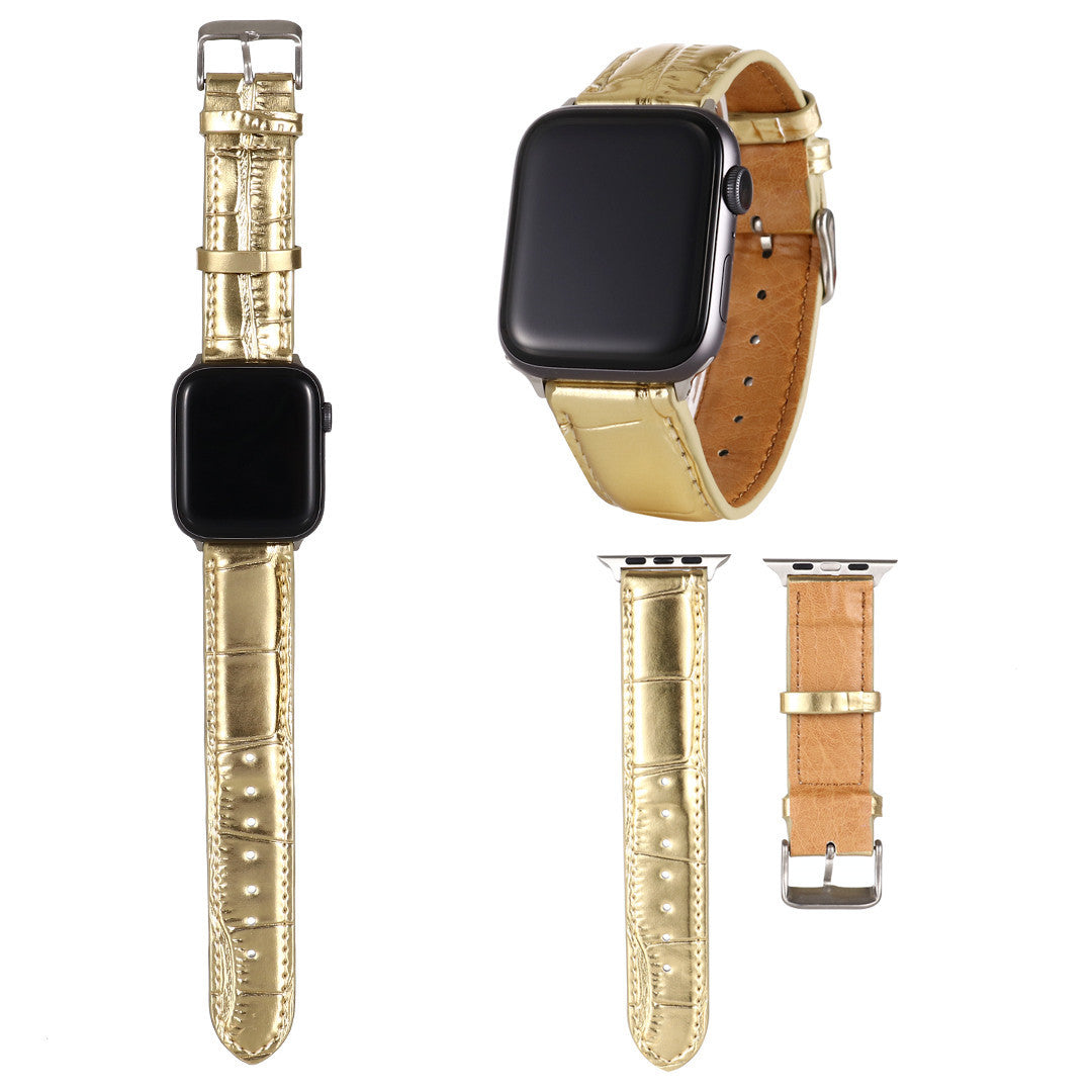 Print Unisex Leather Bowl Strap Watch