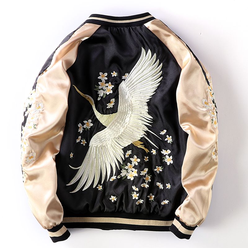 Baseball Suit Men's And Women's Embroidered Yokosuka Jacket