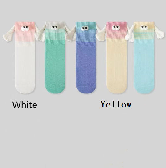 Gradient Color Socks That Pull On The Hand
