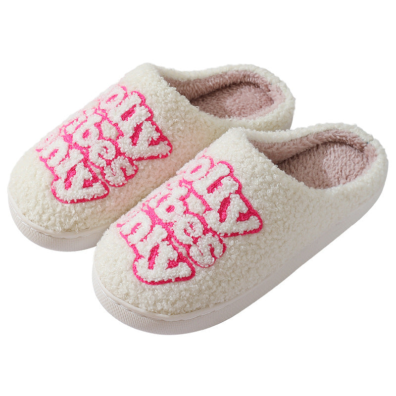 Stylish Minimalist Design Home Warm Slippers