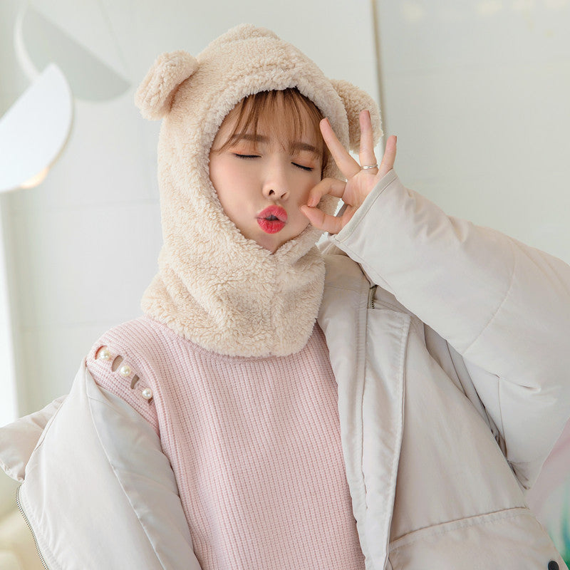 Korean Version Of The Net Red Wind Winter Cute Hat