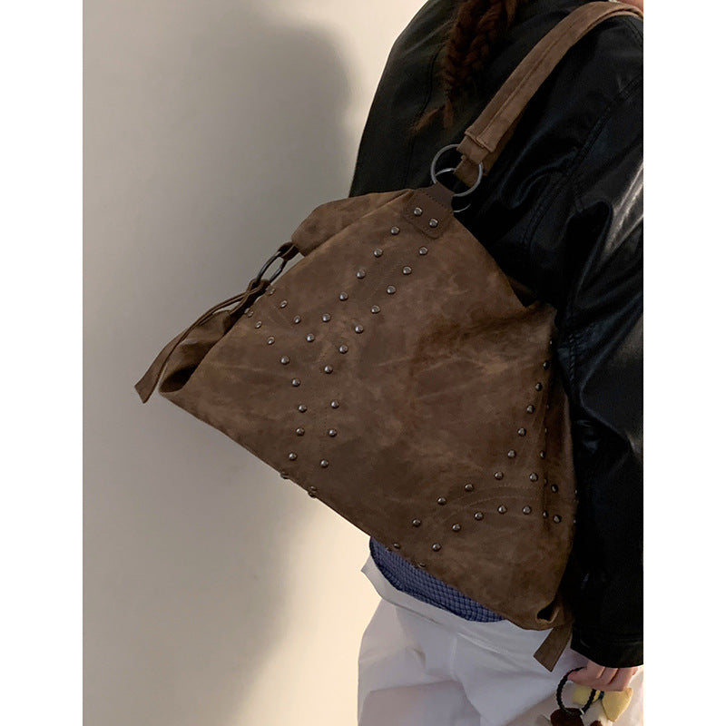 Post-apocalyptic Vintage Minimalist Tote Bag With A Large Capacity
