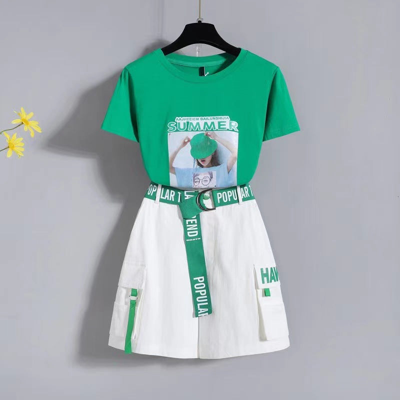 Women's New Graceful And Fashionable Shorts Two-piece Casual