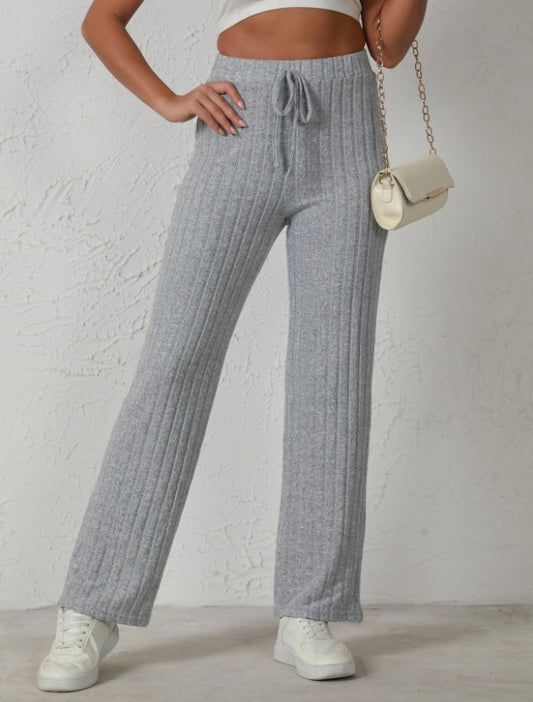 Women's Fashion Casual Loose Straight Trousers