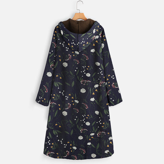 Cap Slim Fit Long Cotton Coat Wholesale Warm Coat