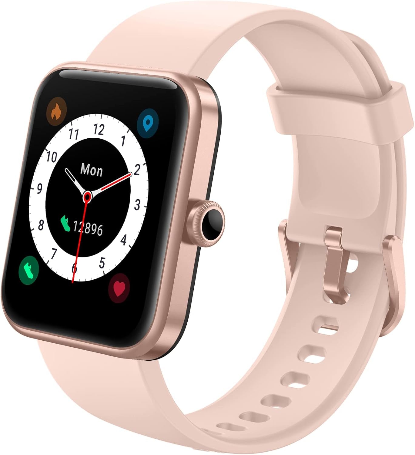 Ufit Pro(40Mm) Smart Watch, Alexa Built-In, Activity Fitness Tracker for Men and Women, 1.5" HD Color Display, Heart Rate, Spo2, Sleep Monitor 5ATM Waterproof for Android and Ios.