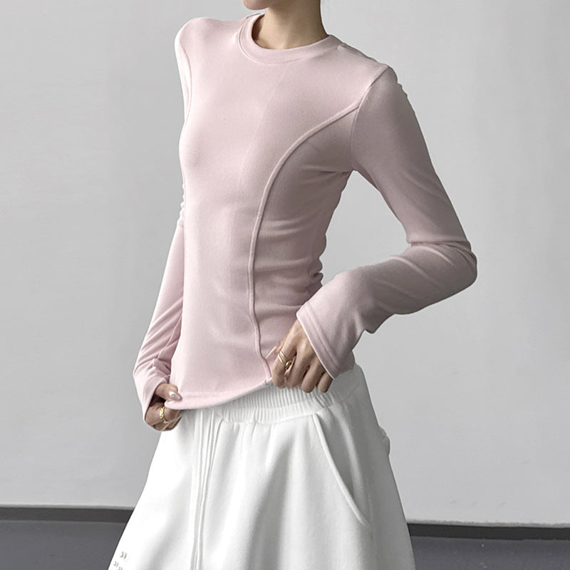Womens Long Sleeve T Shirt Base Top