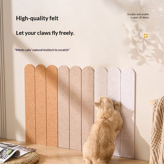 Solid-color Durable Cat Scratch Board That Wont Shed Fibers When Mounted On The Wall