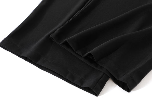 Women's High Waist Straight Suit Casual Pants