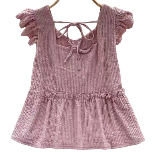 French-style Chic Casual Top For Summer