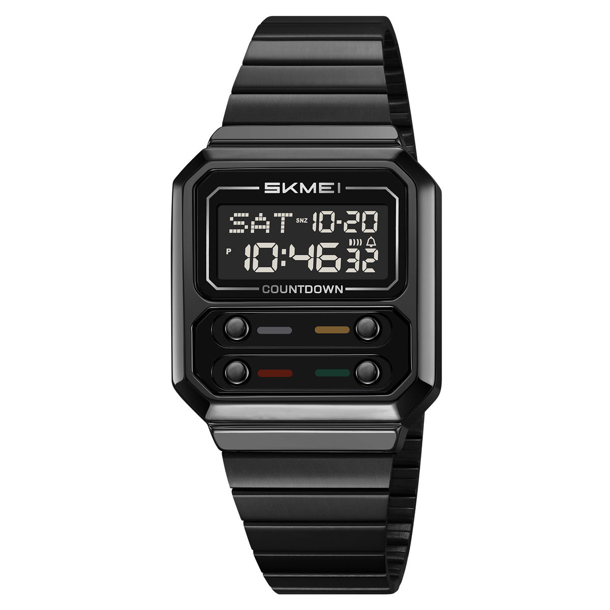 Men's Retro Multifunctional Waterproof Digital Watch