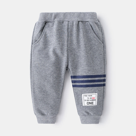 Boys' sweatpants autumn new Korean version