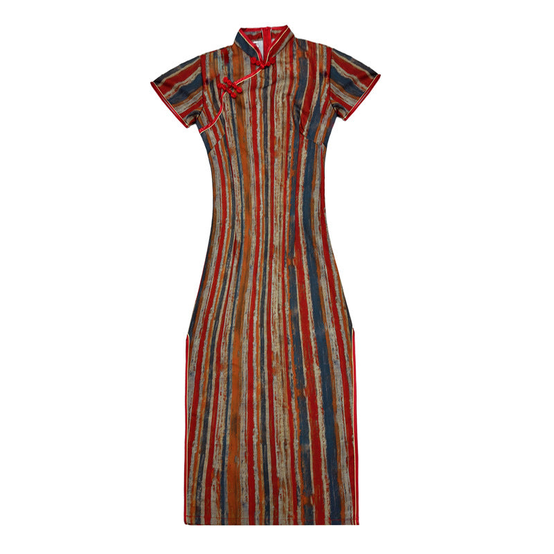 New Womens Fashion Chinese-style Cheongsam And Modern Chinese Long Dress