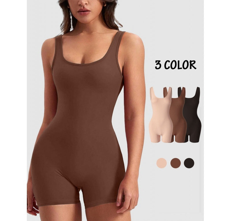 Yoga Tight Fitting Nylon Bodysuit