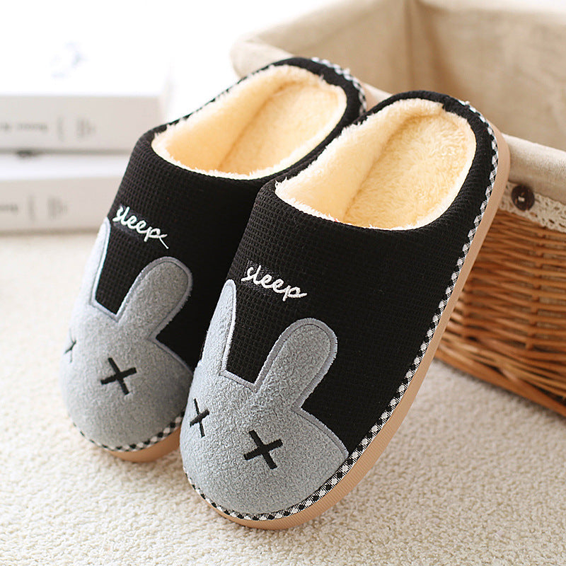 Deerskin Flannel Sole Home Cotton Shoes Japanese Series