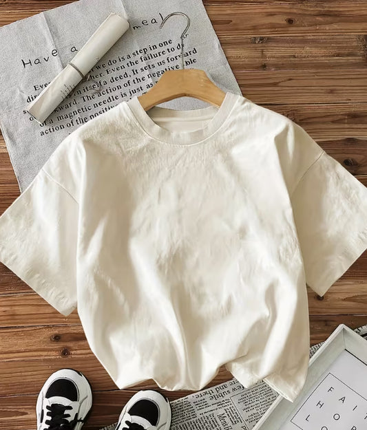 T-shirt med bogstavprint