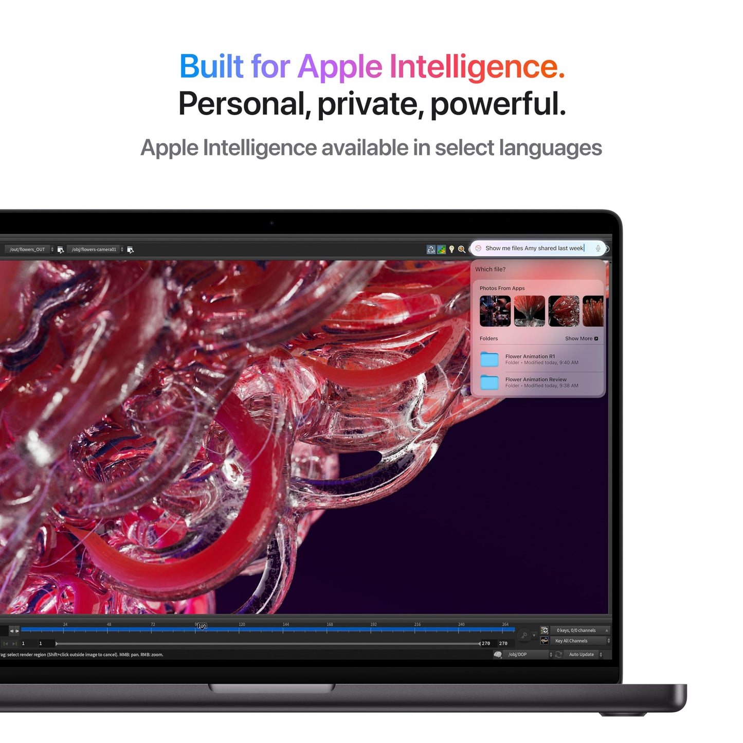 Apple 2024 MacBook Pro med M4 Pro-chip med 12-kärnig processor och 16-kärnig grafik: 14,2-tums Liquid Retina XDR-skärm, 24 GB enhetligt minne, 512 GB SSD-lagring, rymdsvart