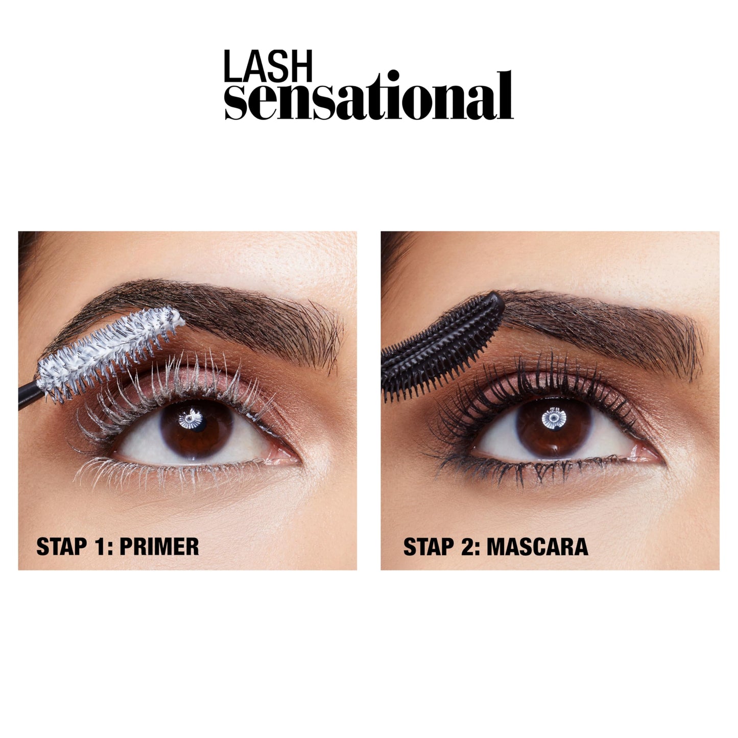 MAYBELLINE NEW YORK, volymmascara, Lash Sensational Waterproof Mascara, 9,4 ml