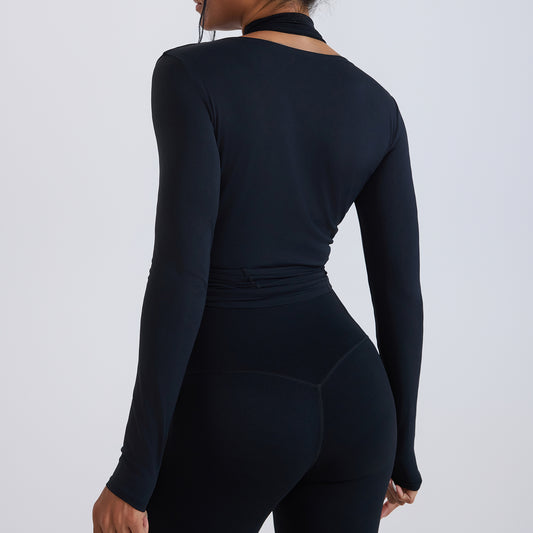 Womens Casual Sport Long-sleeve Top