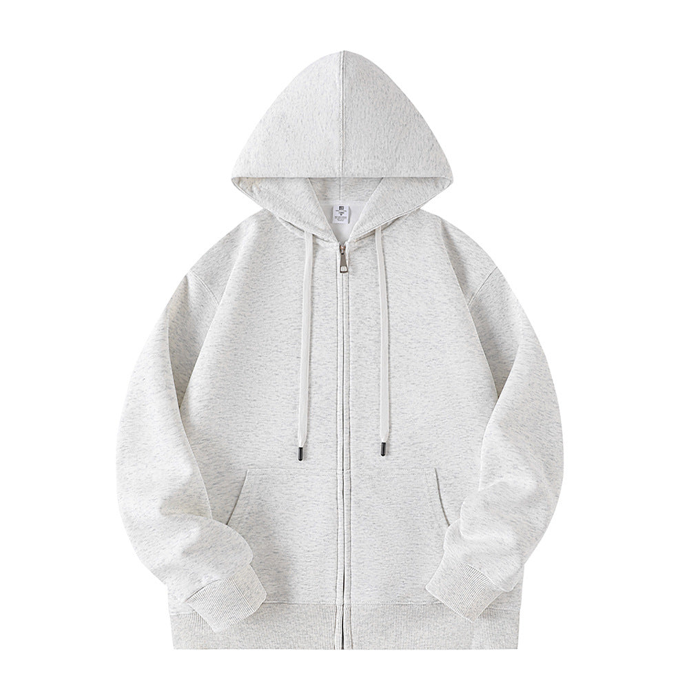 Hooded Gray Sweater For Women Casual Cardigan Coat