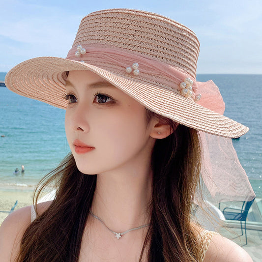 Fashion Summer Bow Ribbon Hat