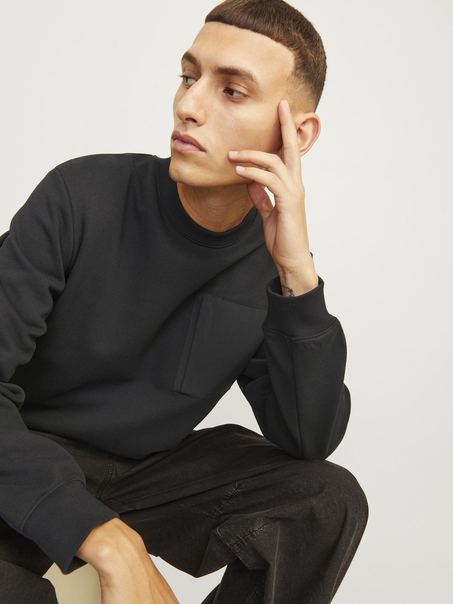 JACK & JONES herr Jcooutdoor Sweat Crew Necksn Tröja