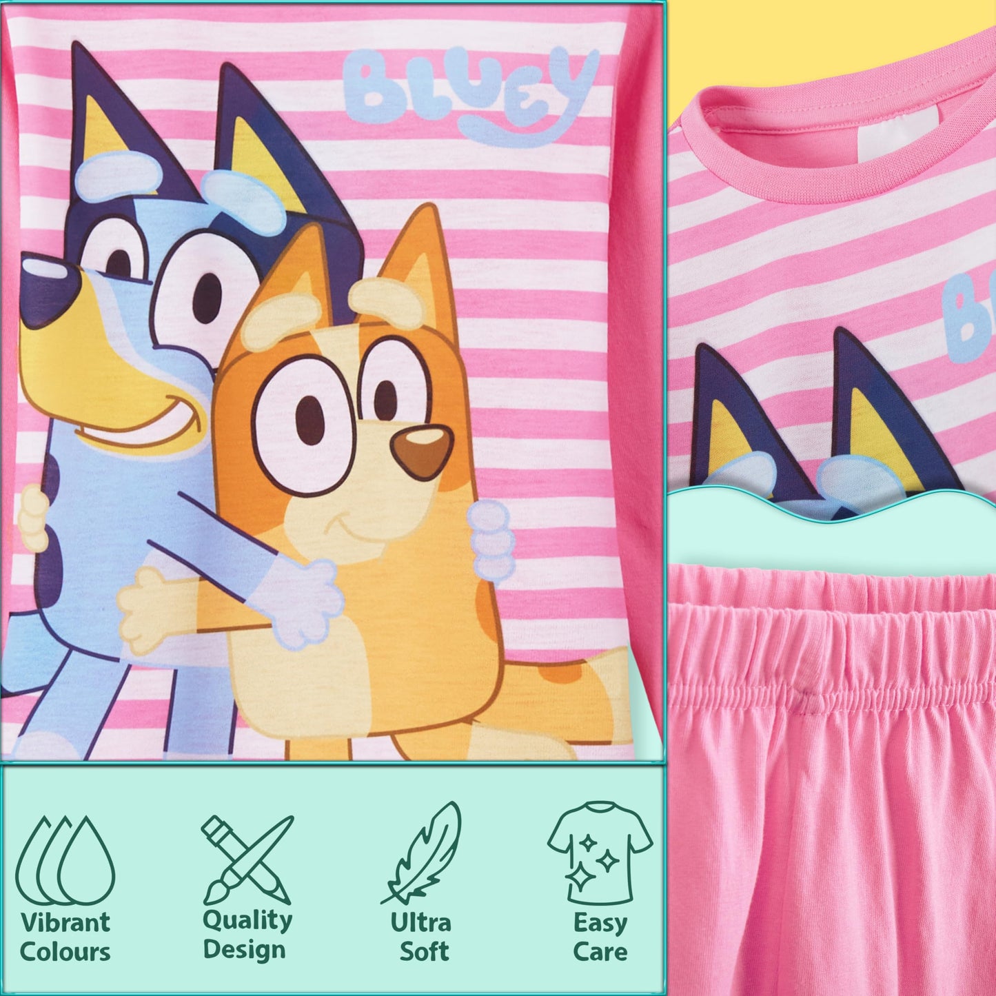 Bluey Pyjamas för flickor
