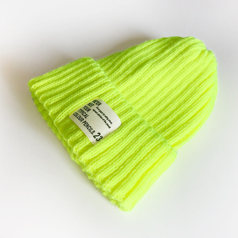 Men And Women Personalized Fashion Cloth Label Woolen Hat
