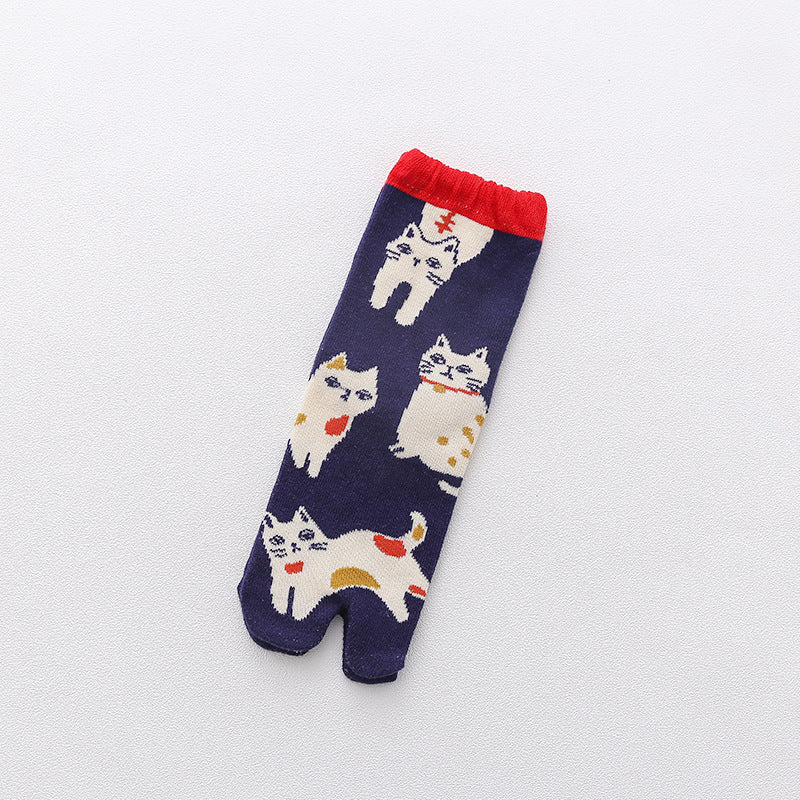 Winter Cartoon Animal Sweat Absorbing Warm Women's Socks