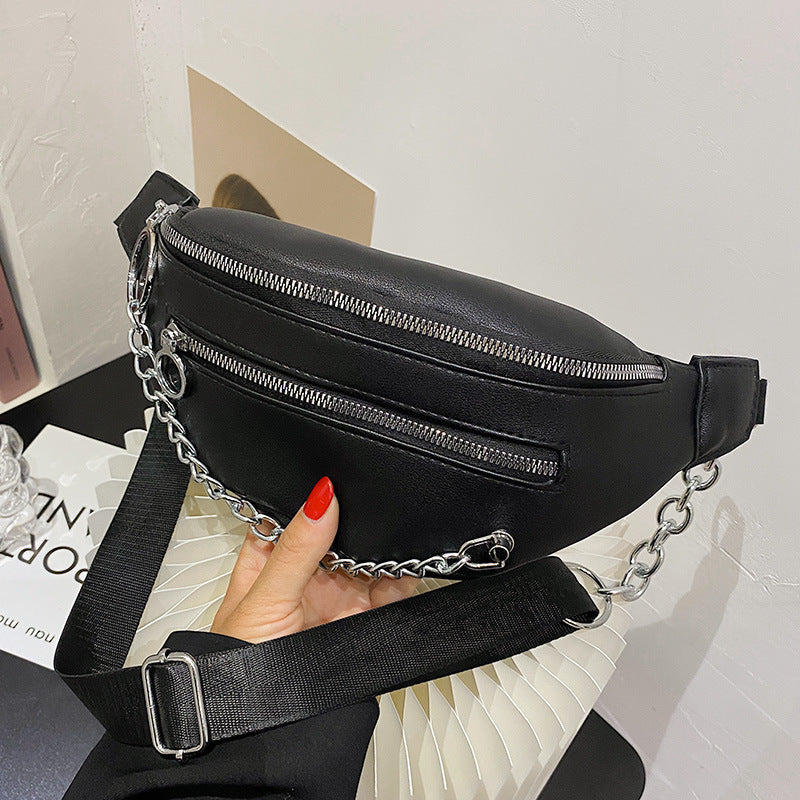 Ladies Personality Chest Bag Simple Crossbody
