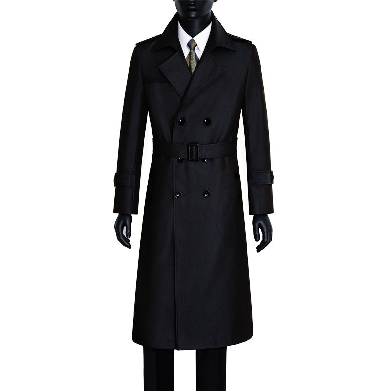 Men's Spring And Autumn Over The Knee Trend Handsome Color Change Super Long