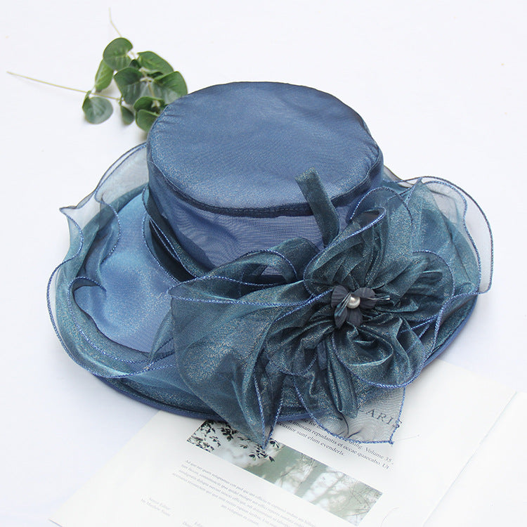 Women's Fashion Floral Large Brim Foldable Beach Sun Hat