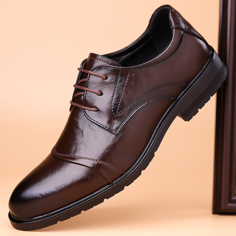 New Men's Business Formal Leather Shoes