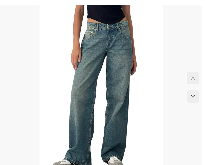 Street Wide Leg Denim Women's Pants