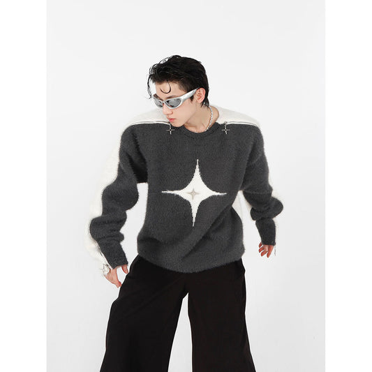 Design Lazy High-end Sweater Loose All-matching Top Trendy